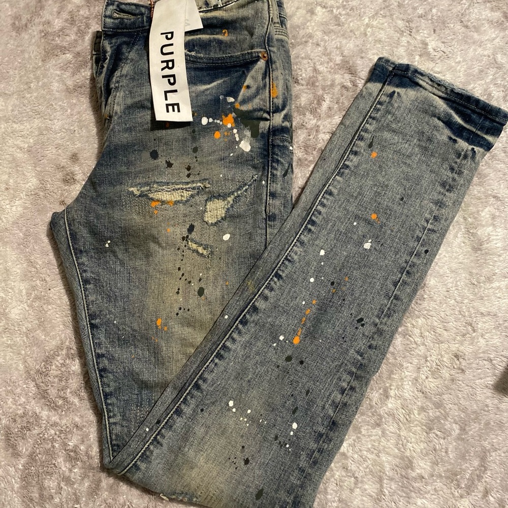 Purple brand skinny jeans